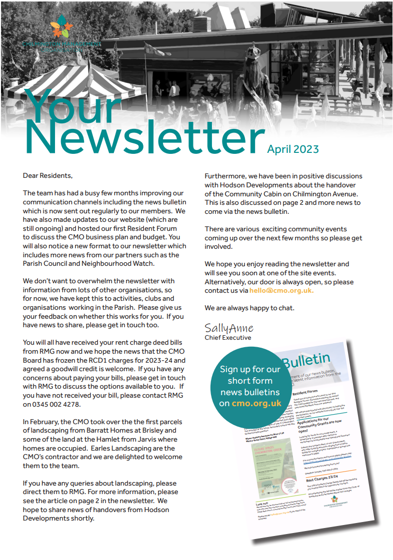 Newsletter April