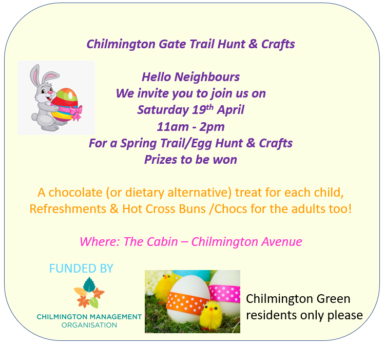 Chilmington Gate - Trail Hunt & Crafts - 19th Apr - 11am